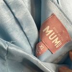 Show Me Your Mumu Show‎ Me Your Mumu Charlotte Bow Dress Size XL Light Blue Taffeta Bridesmaid NEW Photo 11