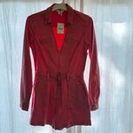 Paige NWT Pink Long Sleeve Romper Photo 7