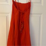Free People One Hot Date Textured Open Back Button Dress Strappy Photo 3