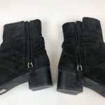 Stuart Weitzman  Britain Buckle Suede Boot 9.5 blk Photo 8