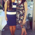 Forever 21 Dress S High Low Floral Print Tulip Hem Wedding Party Cocktail Brunch Photo 2