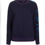 Ted Baker London Bluebell Embroidered Sweater in Dark Blue Photo 1