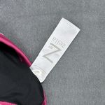 Zella New Z By Zenobia Sports Bra Size Medium Grey Ebony Pink Wire Free Unlined Photo 5