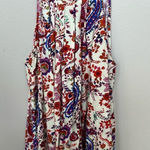 19 Cooper  Maycon Halter Top Bohemian Floral Tassel Sleeveless Shirt Size Small Photo 0