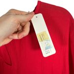 Soft Surroundings  Moderne Gauze Tunic Crimson Red Minimalist NEW Womens Medium Photo 3