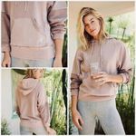 Free People MOVEMENT Womens Hawking Sweatshirt Hoodie in Taupe Pink Size XS Photo 3