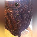 Robert Louis NWOT Winter Skirt Dark Brown and other Colors Size Medium Photo 5