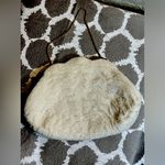 Vintage ivory/white tiny beaded scalloped bag Photo 0