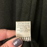 Love Riche  Black Ribbed Bell Wide Sleeve Swing Shift Knee Dress Size MEDIUM Boho Photo 13