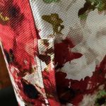 Liz Claiborne  Women's Floral Cotton Cap Sleeve Back Zipper A-Line Dress Size 14 Photo 2