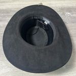 San Diego Hat Black Pioneer Faux Suede Fedora NEW Photo 2