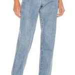 We Wore What  Mott Straight Mom Light Blue Denim Jeans Size 25 Photo 0
