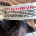 Free People Movement Dusty Brown Cropped Short Sleeve Boxy Hoodie. Size M Photo 4