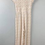 Free People Ivory Mia Peaches Wide Leg Jumpsuit Size 4 Photo 3