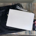 VANESSA WILLIAMS Off White Lush Zip Pouch. NWT Photo 1