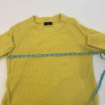 T Tahari Bright Yellow Long Sleeve Knitted Crew Neck Sweater EUC Sz M Photo 5