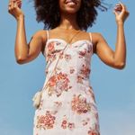 H&M  x Brock Collection Bustier Corset Sweetheart Floral Dress Size Large Photo 15