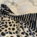 Raisin's Bikini Set striped Swimwear Reversible Black n White Dots Top & bottom Photo 6