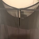 BCX  Black Ruffle Layer Hem Chiffon Sleeveless Top Photo 4