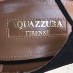 Aquazzura Dancer Plateau women’s black suede lace-up pumps size IT 37.5 US 7.5 Photo 10