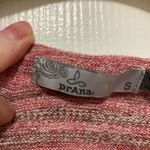 prAna Gemma Pink Striped Fitted Hooded Knit Sweater Photo 2