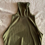 Nasty Gal Green Mockneck Bodysuit Photo 2
