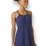 prAna  Pristine Tank Dress Purple Strappy Racerback Athletic Active Size Small Photo 0