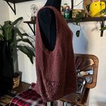 Universal Threads Universal Thread Brown Chunky Knit Sleeveless Top Photo 2