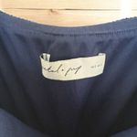 Petal and Pup Womens Jumpsuit Small Blue Jillian Plisse Pleated Wide Leg Glam Photo 1