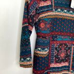 Abercrombie & Fitch Abercrombi Multi-Color Boho Long Sleeve Dress Women XS Artsy Retro 70s Photo 2