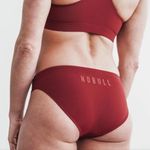 Nobull NWT Women's Swim Bikini BOTTOM ONLY ♥️ - Small - Wine (Red) Photo 3