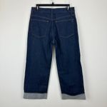 Madewell  Petite Low Slung Baggy Jeans Rinse Wash Dark Blue Rigid US 27P NWT Photo 9