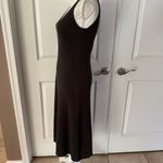 Elie Tahari Ribbed Knit A-Line Midi-Dress in Loden Photo 9