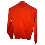 Ralph Lauren Golf Orange Zip Up Fitted Long Sleeve Sweater With Pockets Photo 4