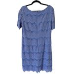 Preston & York Blue Lace Short Sleeve Knee Length Dress Women’s Size 12 Photo 1
