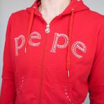 Pepe Jeans Vintage Y2K Pepe Rhinestone RedJacket Photo 3