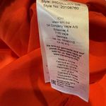 ICHI Apron Front Open Back Mini Dress Tomato Red Size 40 Photo 5