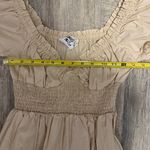 Princess Polly Daniela Baby Doll Mini Dress Beige Women’s Sz 4 EUC Photo 3