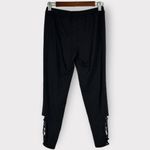 Chaser Leggings Women's Medium Black Ankle Length Criss-Cross Leg Strretchy NWT Photo 1