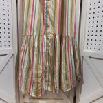 Mimi Chica Striped Button Front Midi Dress Multicolor Casual Summer Size Medium Photo 1