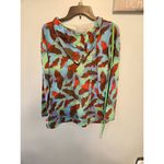 LuLaRoe NWT Eliza Long Sleeve Top Shirt Hoodie M Leggings Material Bats Photo 3