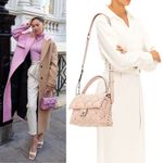 Valentino Garavani Candystud Medium Top Handle Leather Bag Rockstud Pink Photo 1