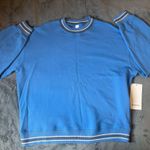 Lululemon  Perfectly Oversized Ringer Crew Pool Party / Light Ivory Size Medium  Photo 1