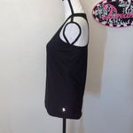 Danskin Now semi fitted XS black mesh athletic tank top Photo 2