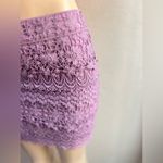 American Eagle  Purple Crochet Mini Skirt Size 0 Photo 8