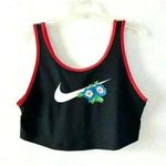 Nike NEW Standard Fit Active Crop Top – Tropical Print Women’s Small Athleisure Photo 0