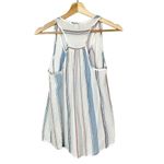 Splendid Pastel Stripe Scoop Neck Cotton Cami Tank Top S Photo 2