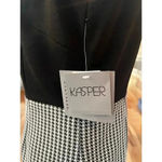 Kasper  sleeveless dress NWT black and houndstooth size 4 Photo 6