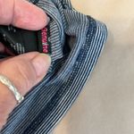 Volcom size M long sleeve cold shoulder black and white strip knit top GUC Photo 7