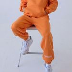 The Happy Camp3r Orange Gratitude Sweatpants Set Photo 0